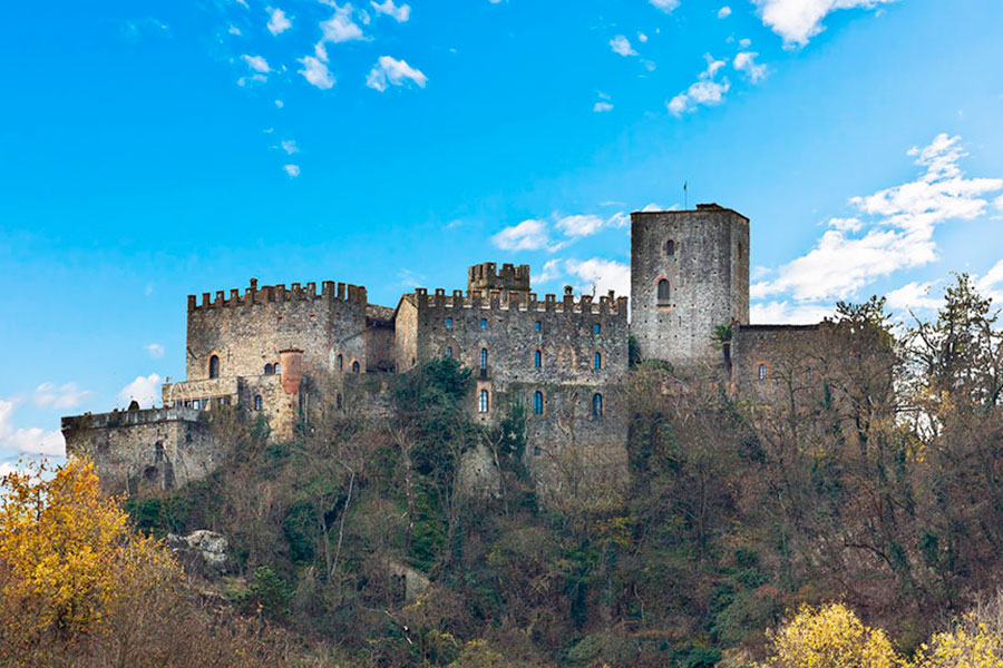 Arrivo al Castello